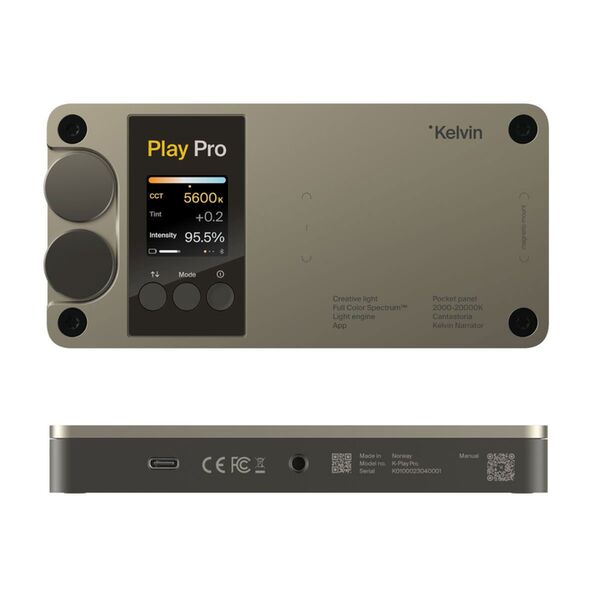 Kelvin PLAY PRO 3-Light Kit RGBACL LED-Kameraleuchte 