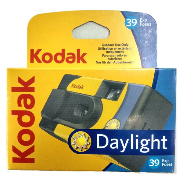 Kodak Daylight SUC 800 ASA 39 Aufnahmen Einwegkamera ohne Blitz 
