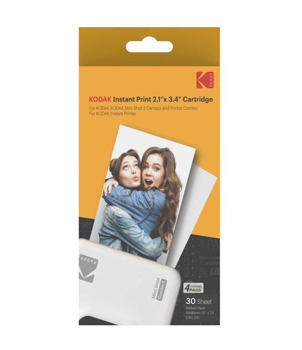 Kodak ICRG-230 (2.1 X 3.4)  3 Print-Kartuschen + je 10 Fotopapieren