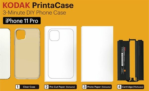 Kodak Printacase für incl. 1 case / 10 papers (5 pre-cut/5 photo) & cartridge  iPhone 11Pro