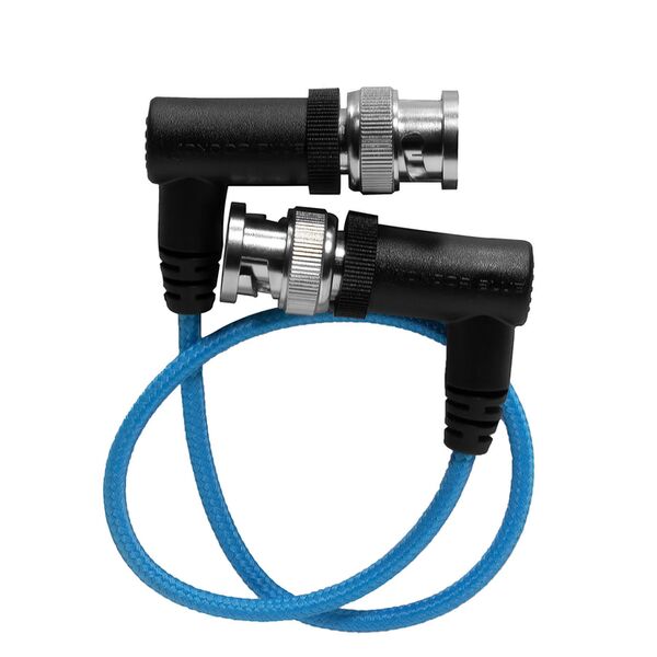 Kondor Blue Ultradünnes 3G SDI Videokabel, rechtwinklig BNC  40,6 cm
