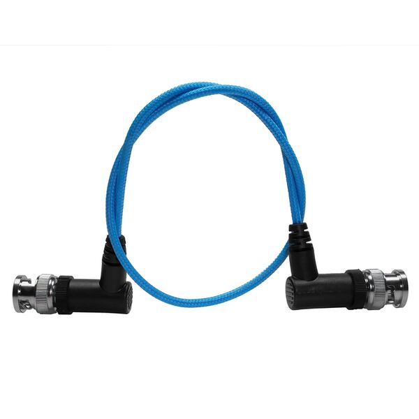 Kondor Blue Ultradünnes 3G SDI Videokabel, rechtwinklig BNC  40,6 cm