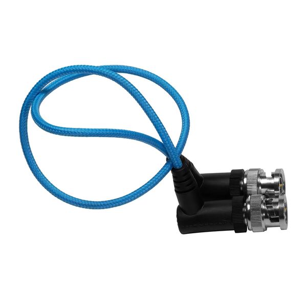 Kondor Blue Ultradünnes 3G SDI Videokabel, rechtwinklig BNC  40,6 cm