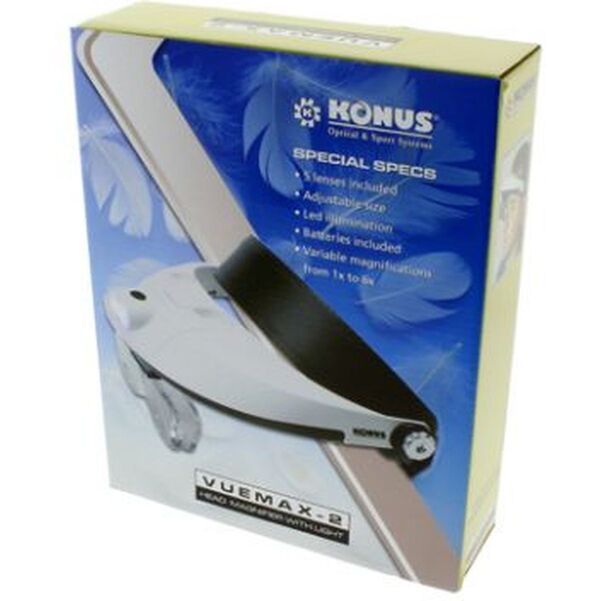 Konus Kopf Lupe Vuemax-2 mit LED Licht 