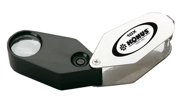 Konus Lupe 10x mit LED 