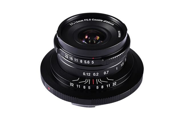 LAOWA 15mm f/5 Cookie FF  Canon RF schwarz