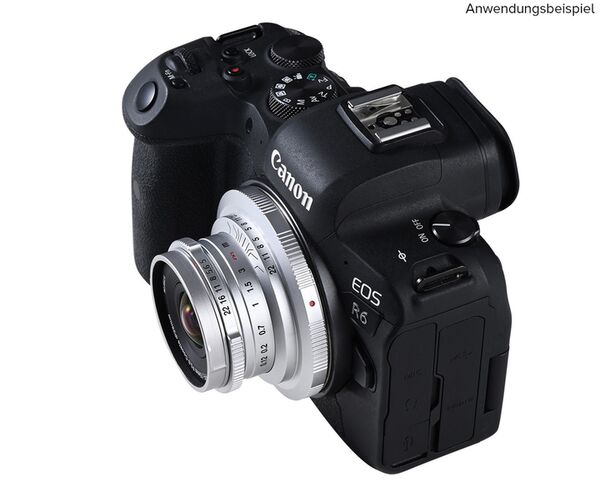 LAOWA 15mm f/5 Cookie FF  Canon RF silber