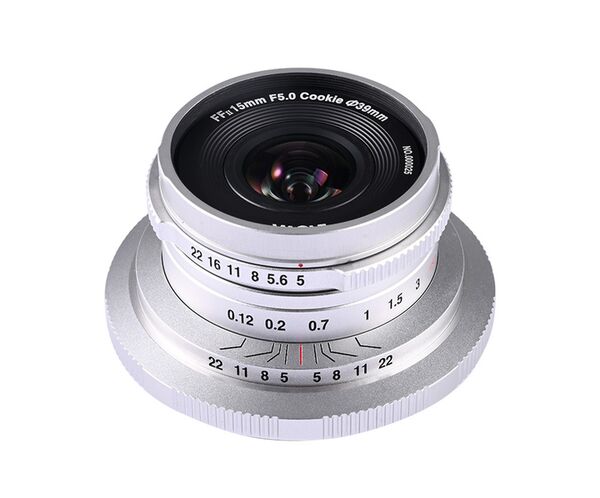 LAOWA 15mm f/5 Cookie FF  L Mount silber