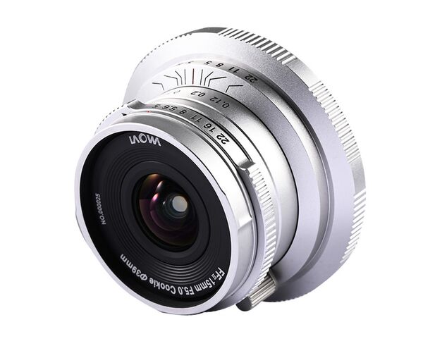 LAOWA 15mm f/5 Cookie FF  L Mount silber