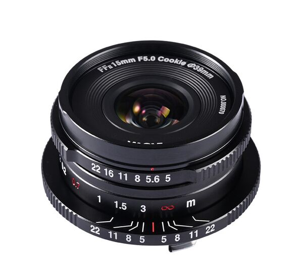 LAOWA 15mm f/5 Cookie FF  Leica M schwarz