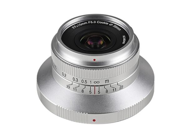 LAOWA 15mm f/5 Cookie FF  Sony E-Mount silber