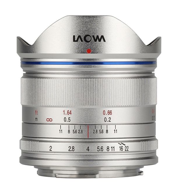 LAOWA 7,5mm f/2,0  Micro Four Thirds silber