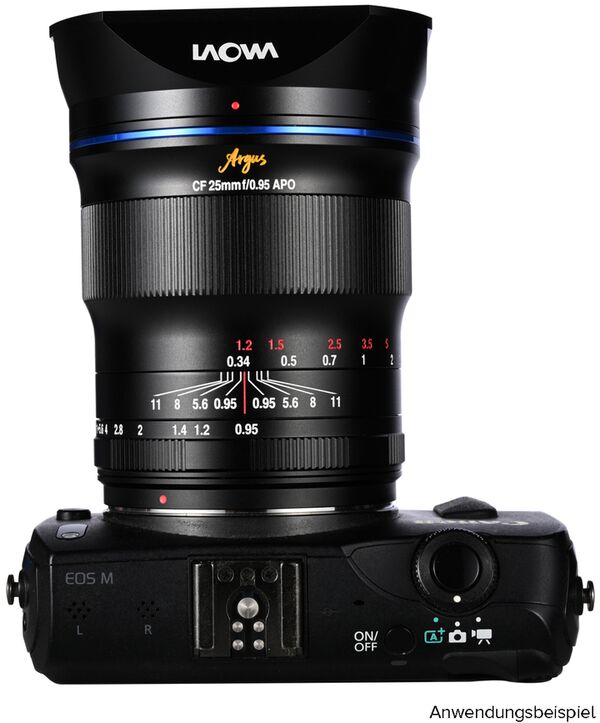 LAOWA Argus 25mm f/0,95 CF APO  Canon EF-M