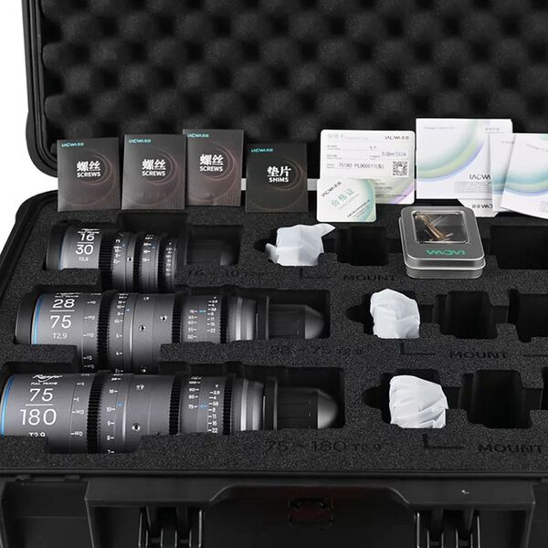 LAOWA Ranger FF (16-30mm,28-75mm, 75-180mm) Cine Lens 3-Lens Bundle  Arri PL (Default) + EF