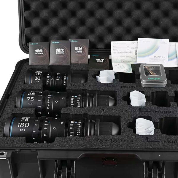 LAOWA Ranger FF Lite (16-30mm,28-75mm, 75-180mm) Cine Lens 3-Lens Bundle  Arri PL (Default) + EF