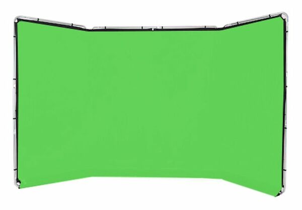 Lastolite Panorama Hintergrund 4m  Chromakey Grün
