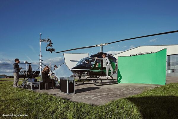 Lastolite Panorama Hintergrund 4m  Chromakey Grün