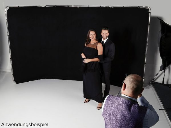 Lastolite Panorama Hintergrund Überzug 4m  schwarz