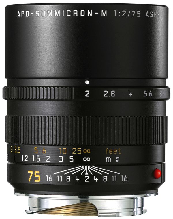 Leica 75mm f/2,0 APO-Summicron-M Asph.  Leica M schwarz