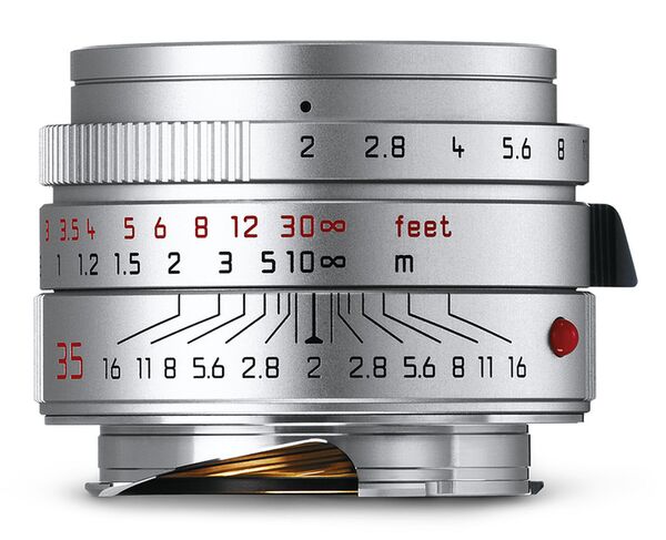 Leica 35mm f/2,0 Summicron-M ASPH.  silbern eloxiert Leica M