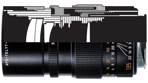 Leica Apo-Telyt-M 135mm f/3,4  Leica M schwarz
