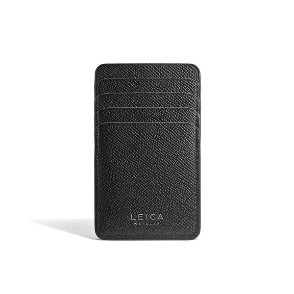 Leica Cardholder vertical  schwarz Leder