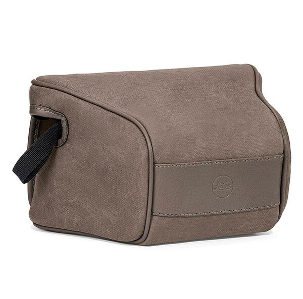 Leica Ettas Pouch Coated Canvas Q2  Stone Grey