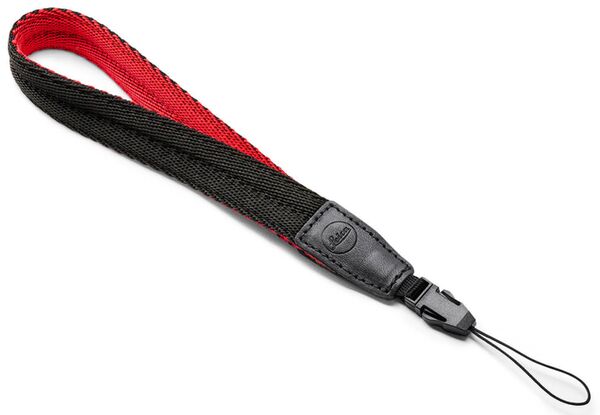 Leica Handschlaufe SOFORT  Schwarz-Rot