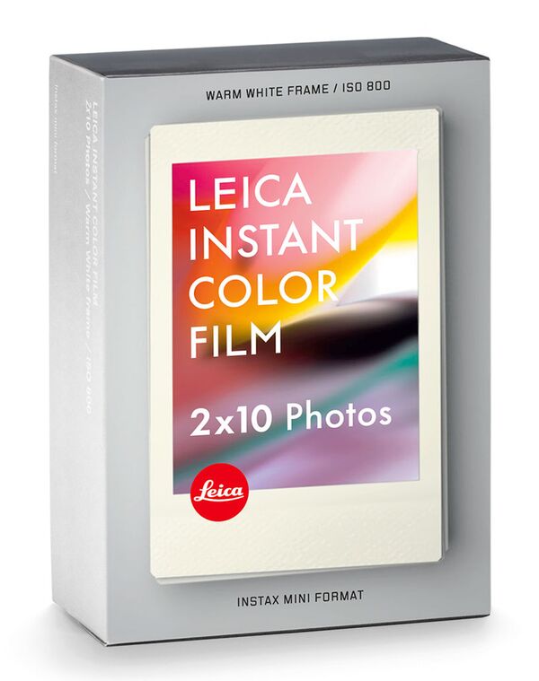 Leica SOFORT Farbfilm  Doppelpack a 10 Stück warmweiß