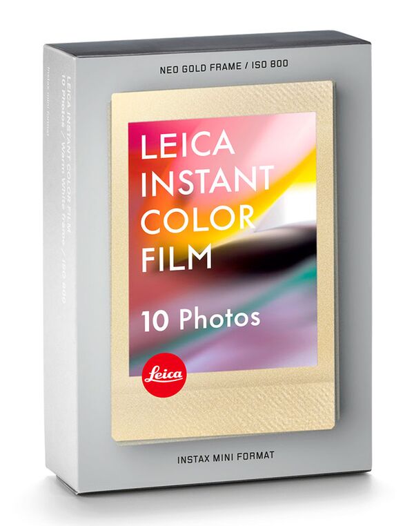 Leica SOFORT Farbfilm  Einzelpack 10 Stück neo gold