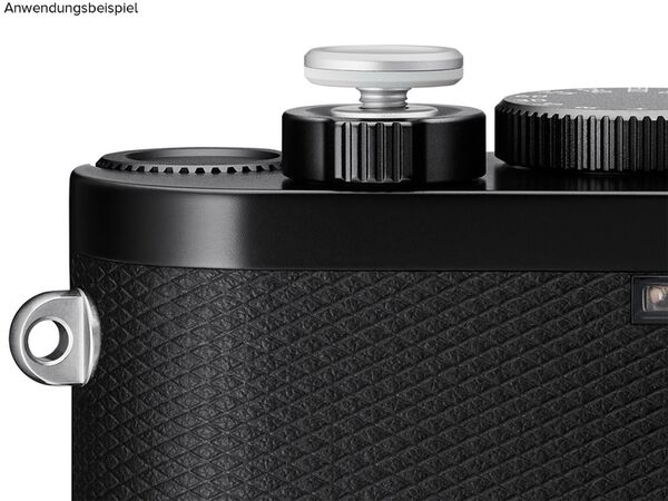 Leica Soft Release Button  silber eloxiert