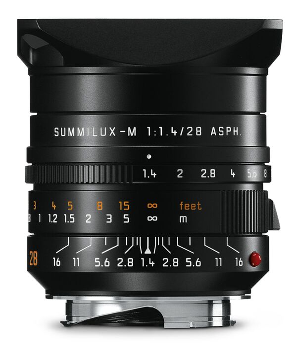Leica SUMMILUX-M 28mm f/1,4 ASPH., schwarz eloxiert 
