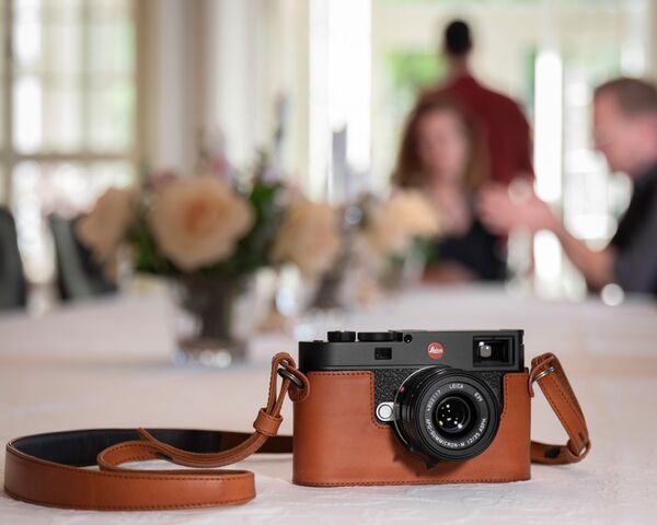Leica Trageriemen, Leder  cognac