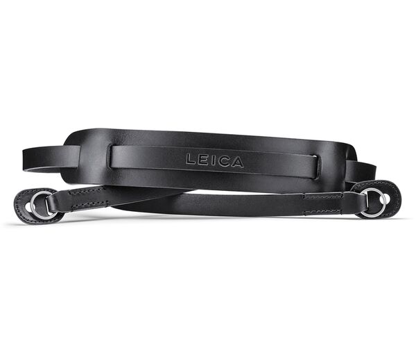 Leica Trageriemen mit Schulterpolster, Leder  schwarz