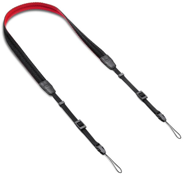 Leica Trageriemen SOFORT  Schwarz-Rot