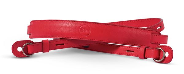 Leica Tragriemen für M10  Leder rot