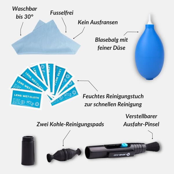 Lens-Aid 8-in-1 Reinigungsset 