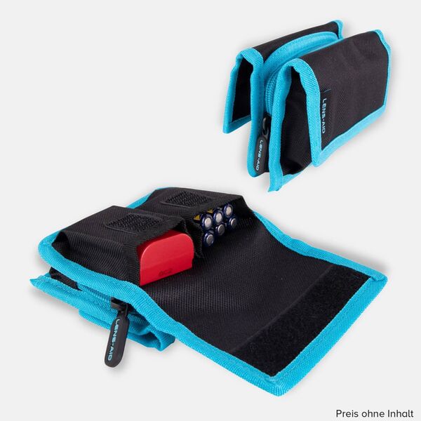 Lens-Aid Akku-Tasche für 4 Akkus + Zippfach 