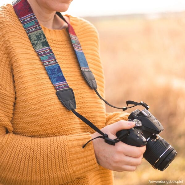 Lens-Aid Design-Kameragurt  INKA MIX dunkel