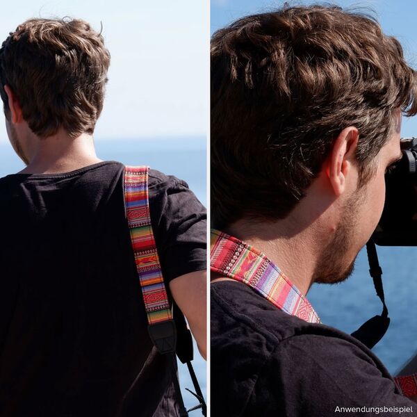 Lens-Aid Design-Kameragurt  INKA MIX hell