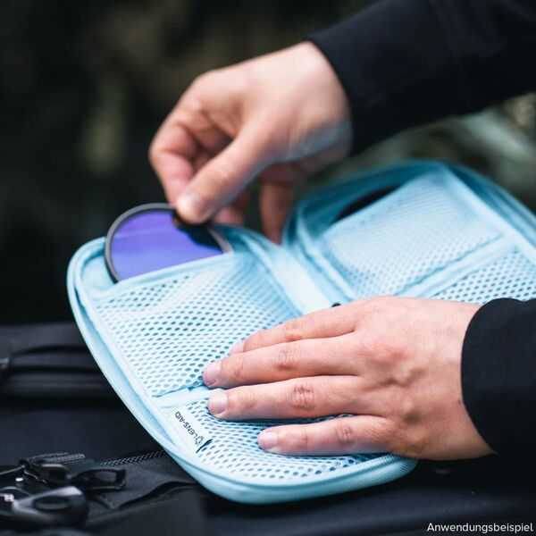 Lens-Aid Große Filtertasche mit 9 Fächern 