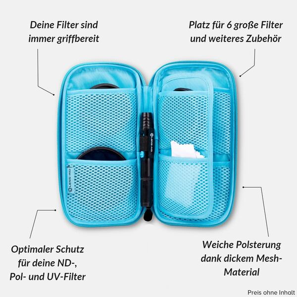 Lens-Aid Große Filtertasche mit 9 Fächern 