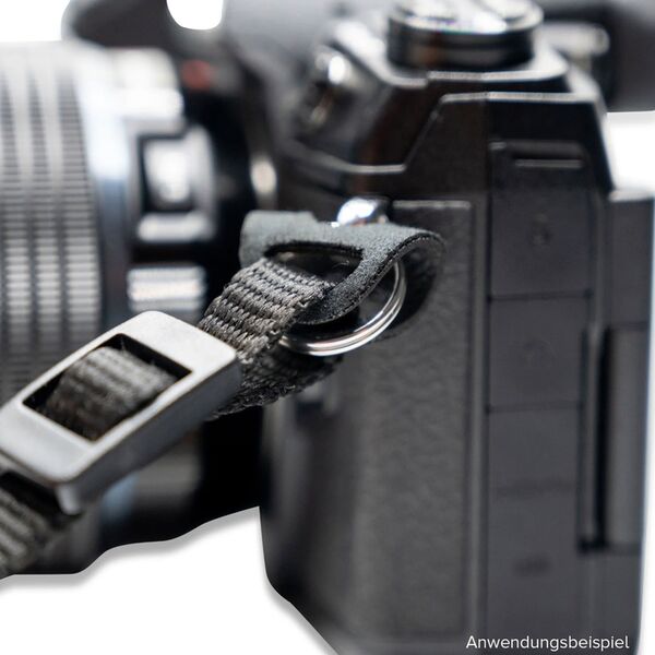 Lens-Aid Gurt-Verbindungsringe rund mit Schutzkappen 4er Set 