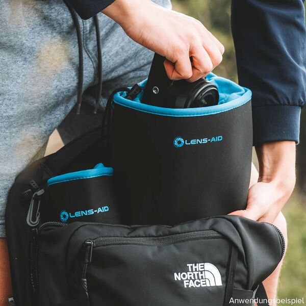 Lens-Aid Neopren Kamerabeutel mit Fleece-Fütterung  L
