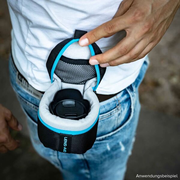 Lens-Aid Objektivtasche mit Zipper  XXS