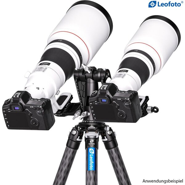 Leofoto 2-Wege-Neiger DPG-01 Doppelgimbal-Head 