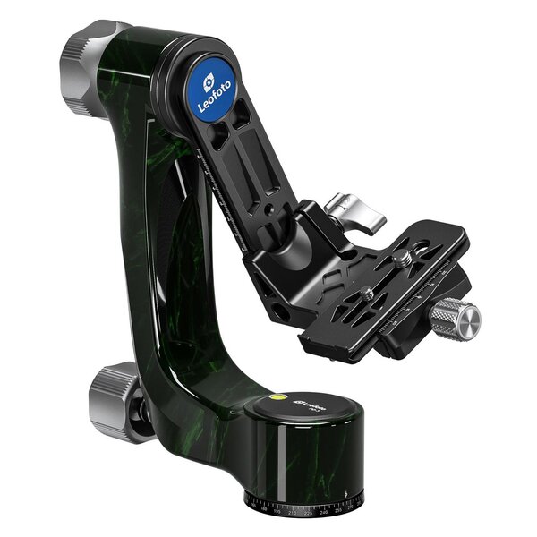 Leofoto 2-Wege-Neiger PG-3 Carbon-Gimbal  grün