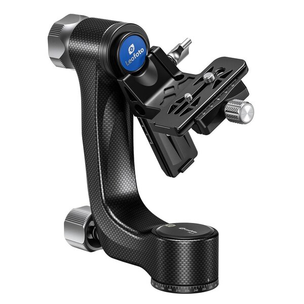 Leofoto 2-Wege-Neiger PG-3 Carbon-Gimbal  schwarz