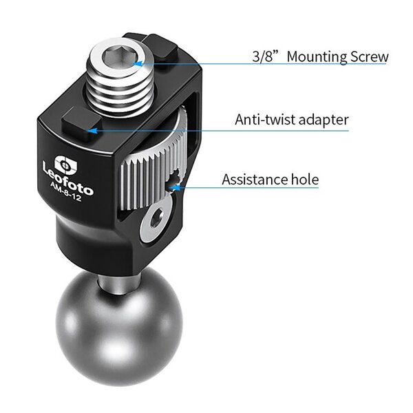 Leofoto 3/8'' Location Screw 