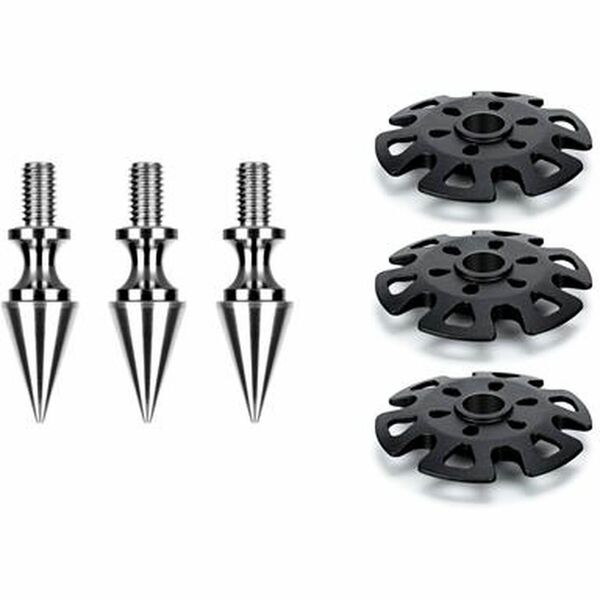 Leofoto 3x TFW Spikes mit Schneeschuh 